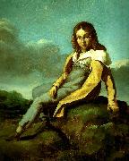Theodore   Gericault alfred dedreux enfant oil painting reproduction